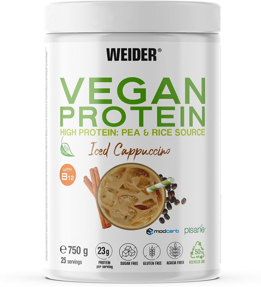 Weider Vegan Protein Capuccino 750g .
