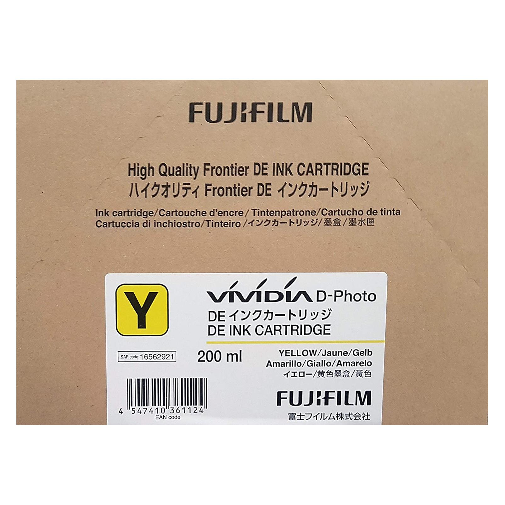 Fujifilm DE Ink Cartridge 200 ml yellow - Tintenpatrone - Yellow (Y) (16562921)