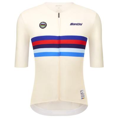 Santini - UCI World Champion Jersey - Radtrikot Gr XL weiß