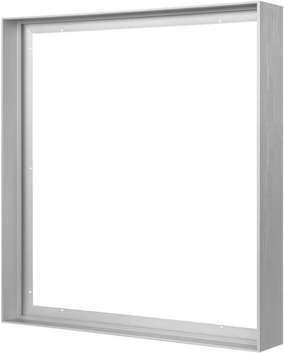 Zilveren Canvas Drijvende Lijst met Massief Metalen Frame voor Muurkunst, 24x30 inch