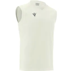 Macron, Herren, Sportshirt, broad slipover (L), Weiss