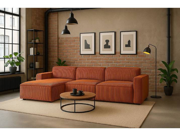 Kaiser Möbel Ecksofa Ecksofa Cursal L-Form – modular, modern, unvergleichlich bequem, Einzelsofa