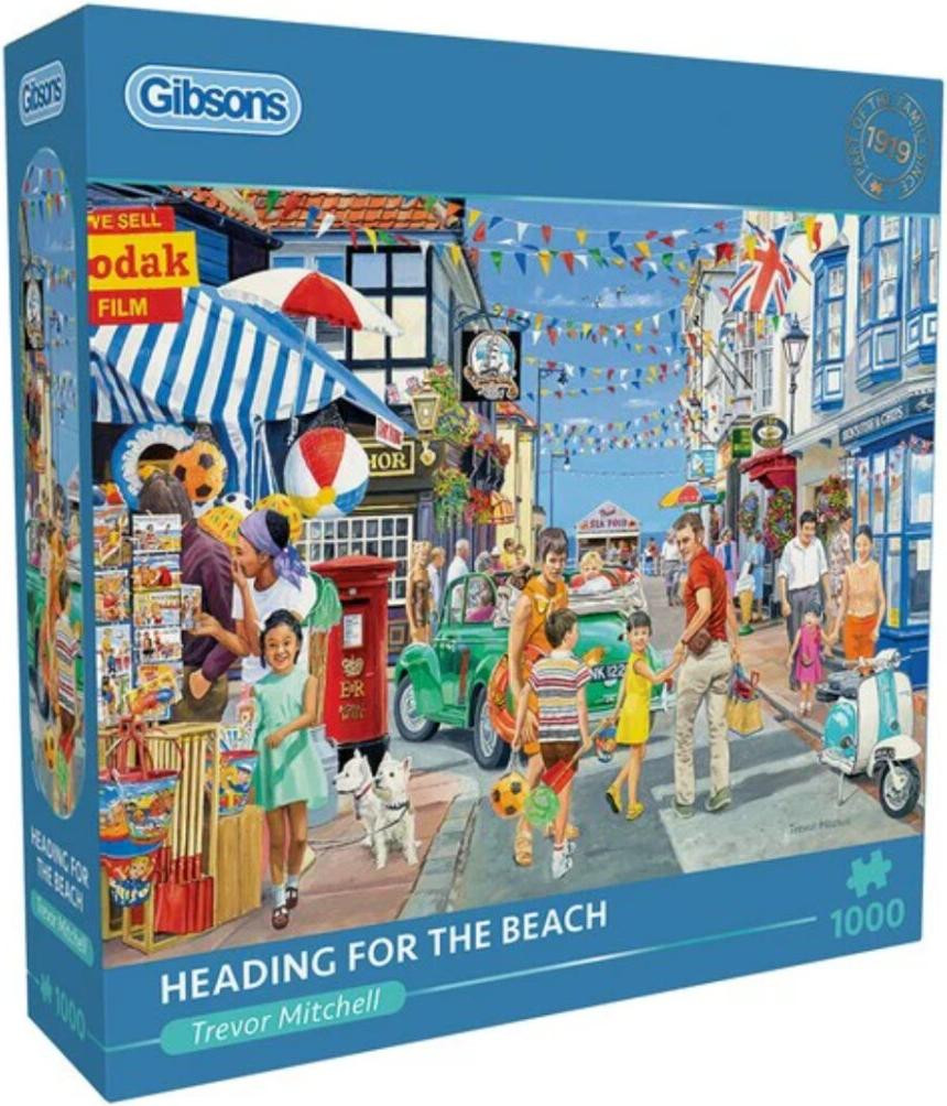 Gibsons Puzzel Richting het Strand 1000 stuks