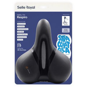 Selle-Royal Fahrradsattel Respiro Relaxed, Unisex, Gelpolster, 256 x 227 mm, 771 g, ergonomisch, für Trekkingbike