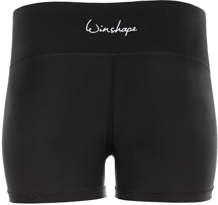 Hotpants WINSHAPE "AEL502", Damen, Gr. XL, Normalgrössen, schwarz, 80% Polyester, 20% Elasthan, Hosen Hotpants, mit leichtem Kompressionseffekt schwarz XL, Normalgrössen