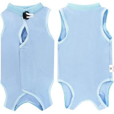 Uplift Picks Cat Surgery Recovery Suit For Spay Neuter Care And Anti Licking Protection blue l