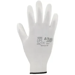 12 Paar ASATEX Feinstrickhandschuhe 3700 PU-Beschichtung weiss, Gr.11
