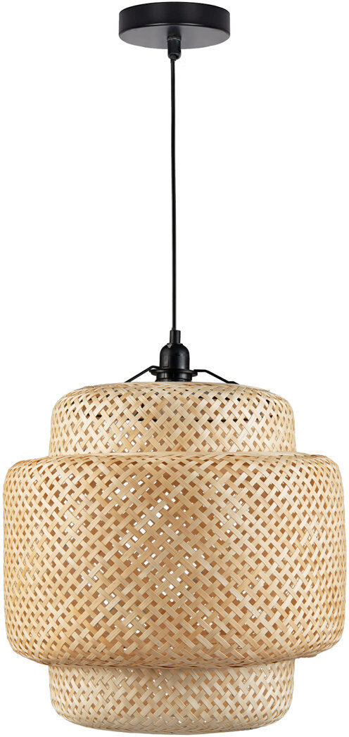 Bay Isle Home Algenis 1 - Light Brown LED Unique/Statement Pendant Brown 40cm H X 40cm W