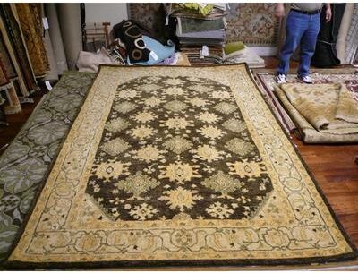 SAFAVIEH Handmade Taj Mahal Bibine Traditional Oriental Wool Rug