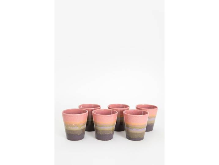 Koffiemokken roze groen