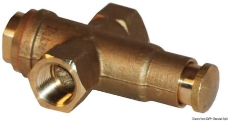 Osculati Rubinetto a pulsante Rubinetto ottone a pulsante 3/8"