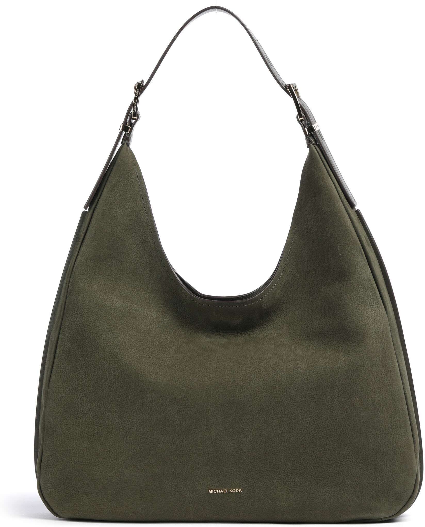 Michael Kors Nolita Large Beuteltasche aus Leder, oliv