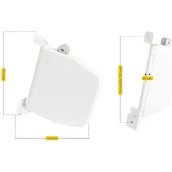 Schellenberg, Zubehör Antriebstechnik, 50145 Aufschraubwickler Flexo MINI, inklusive 7 m Gurtband, schwenkbar um 180°, Aufputz