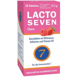LACTO SEVEN Chew laktose-/gluten-/zuckerfrei KTA 50 St