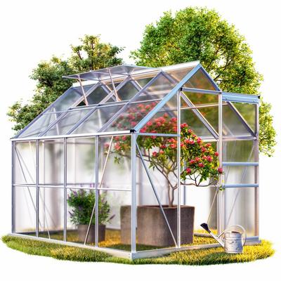 Gardebruk Aluminium Gewächshaus 4,75m² 250x190cm