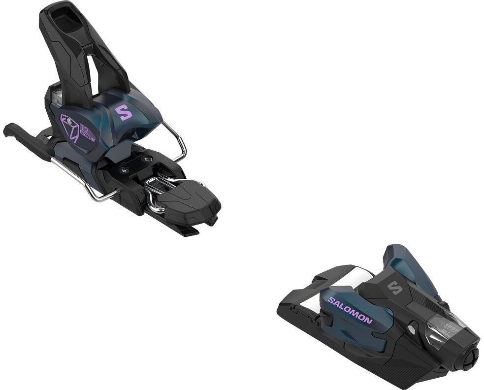 Salomon  - Strive 12 Gw Oil Fluid Black Lilac L100 - Fix Ski