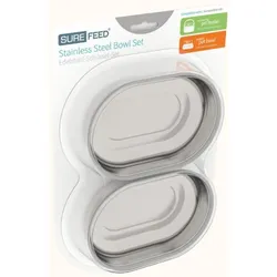 SureFeed Edelstahlschale (2er Pack)
