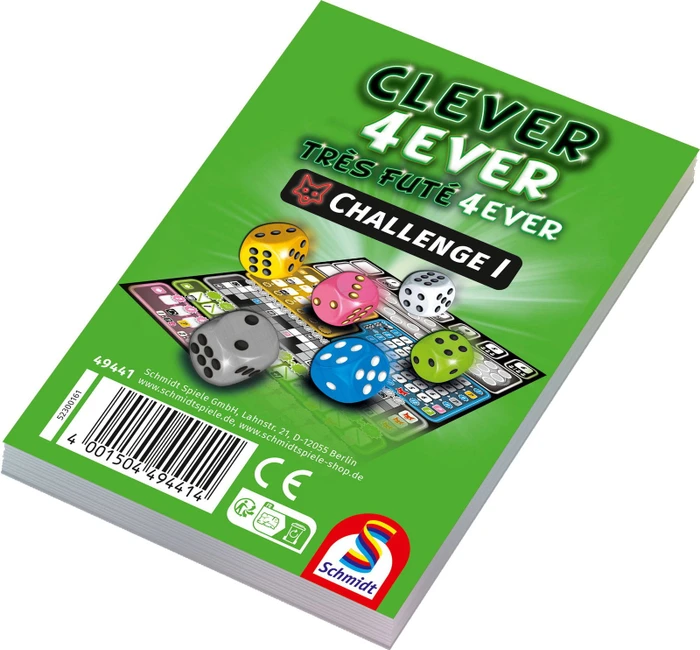Schmidt Spiele Clever 4ever - Challenge, Zusatzblock (75 Blatt)