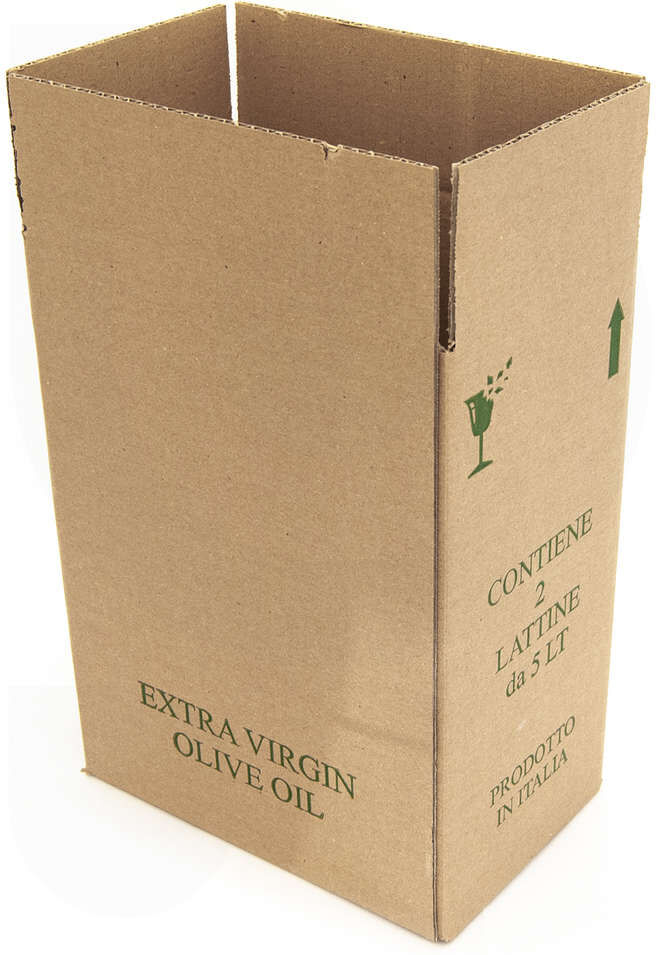 Polsinelli Carton pour 2 canettes d'huile 5 L (10 pcs)