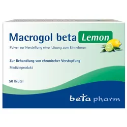MACROGOL beta Lemon Plv.z.Her.e.Lsg.z.Einnehmen 50 St