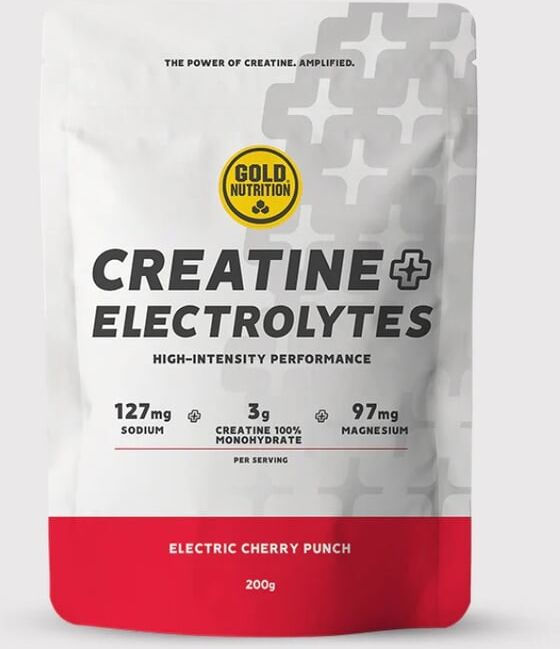 Gold Nutrition Creatine + Electrólitos 200g Cereja