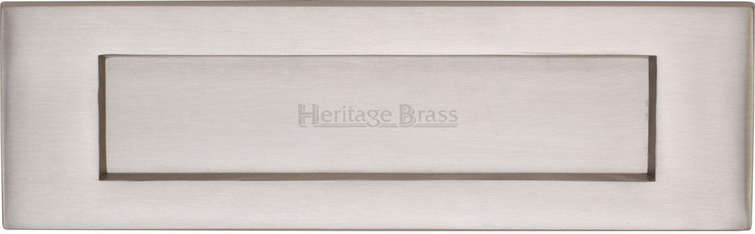 Heritage Brass Heritage Letterplate Satin Nickel 12.7 cm H x 35.6 cm W