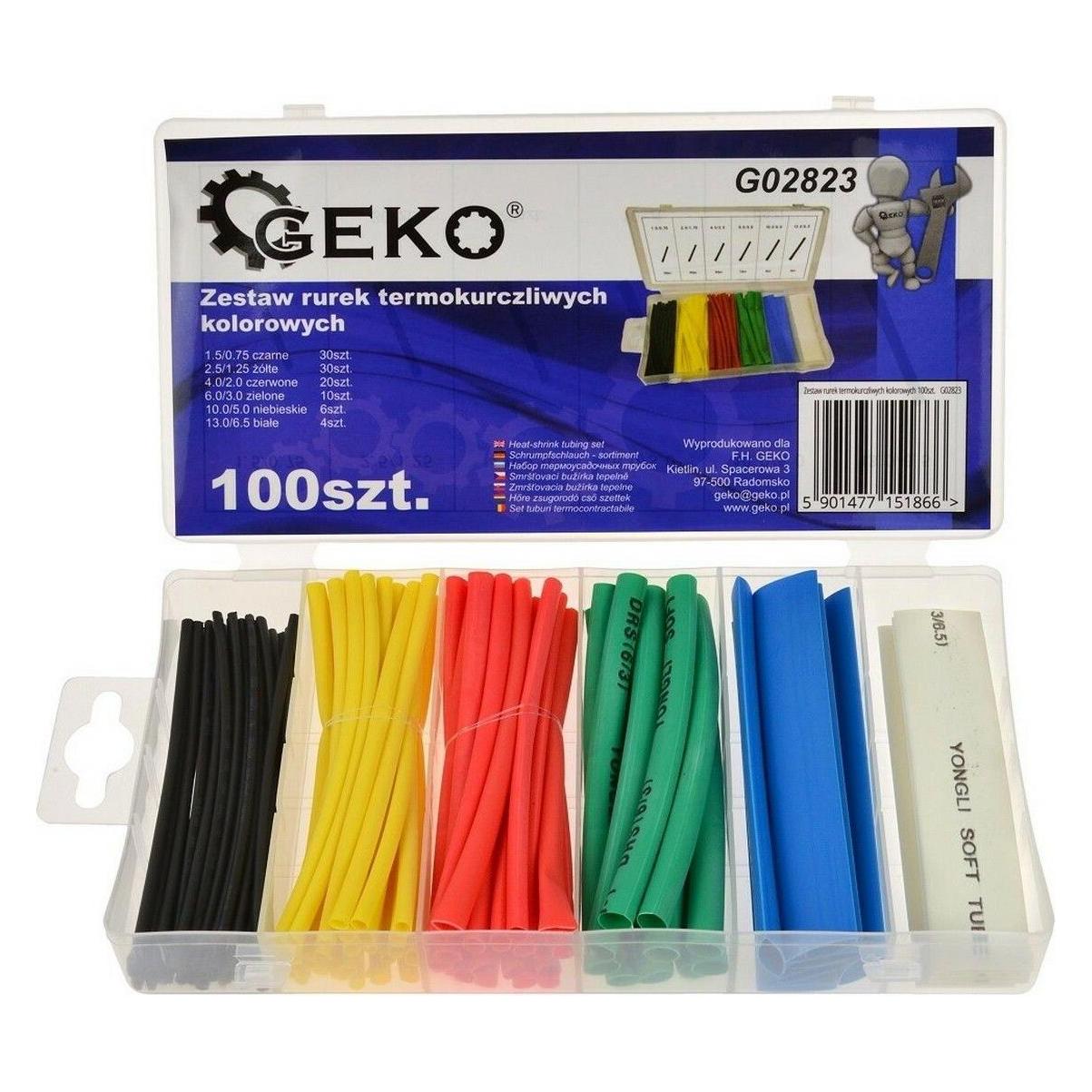 GEKO 100er Set farbige Schrumpfschläuche (100x) (24843538)
