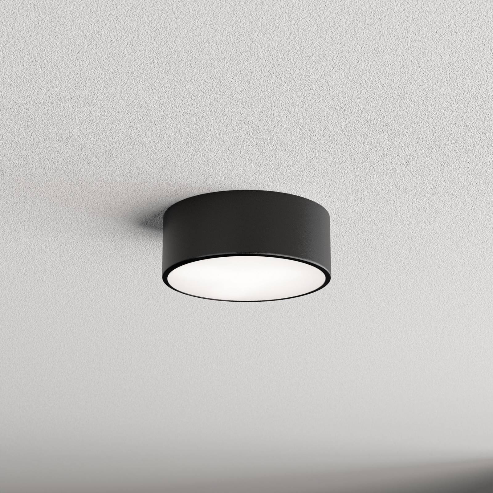 Motion Sensor Ceiling Light Cleo 200 TEMAR LIGHTING, Black, Hallway, metal, Modern, Ceiling Light with Sensor