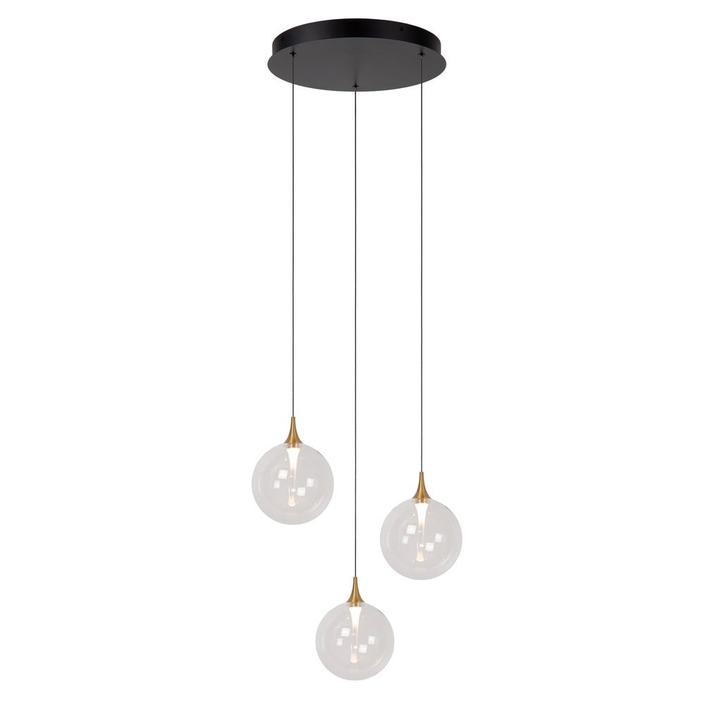 Premium by Lucide Gisela Design Hanglamp - Transparant - 3x Ø 16 cm