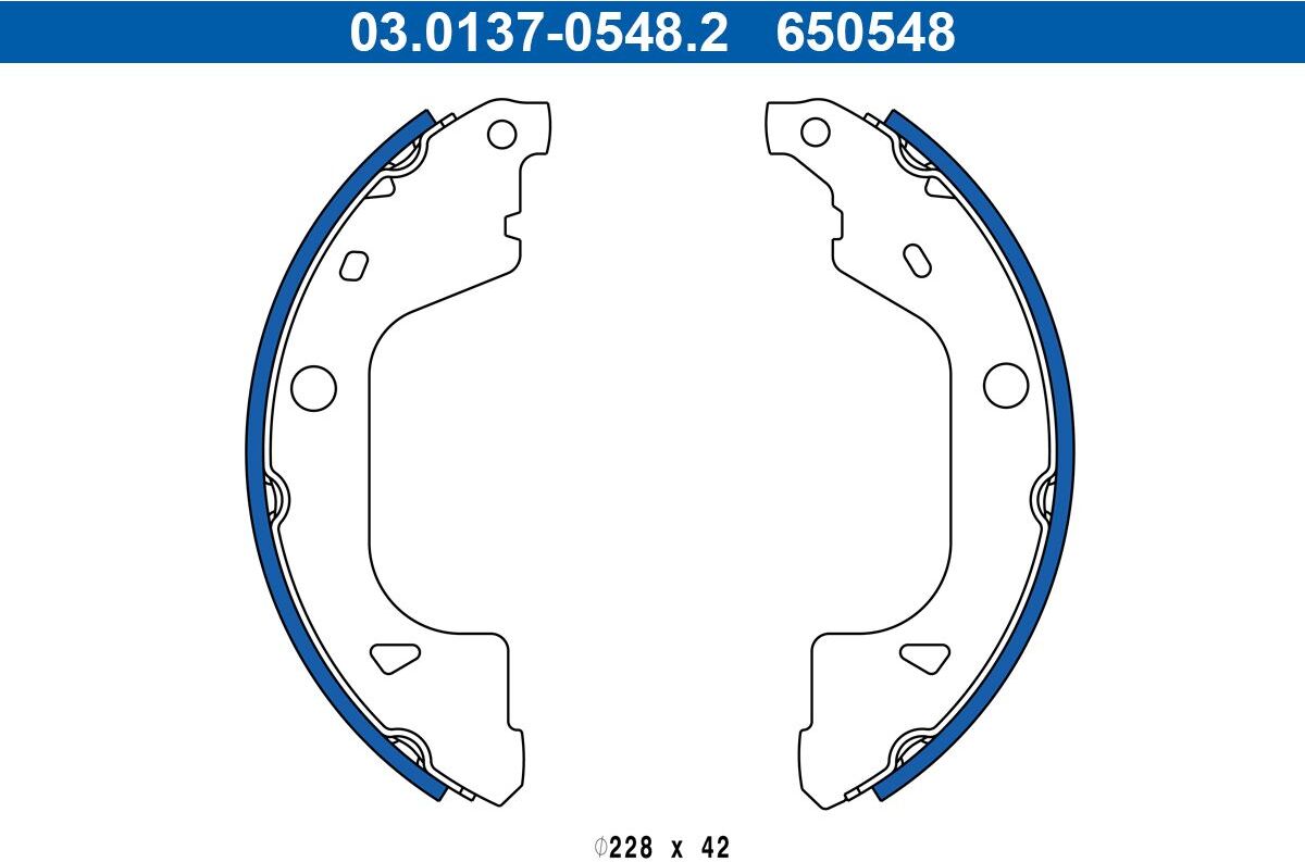 Bremsbacke ATE 03.0137-0548.2