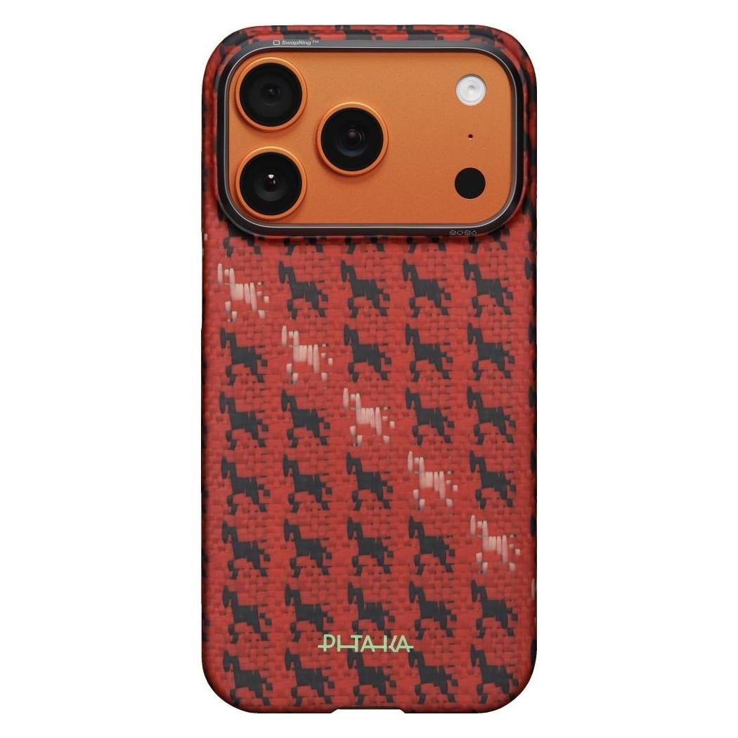 Pitaka Etui Edge Case Happiness Rides In do iPhone 17 Pro Max cinnabar steed (Apple iPhone 17 Pro Max) (PITAKA)