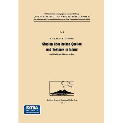 Studien über heisse Quellen und Tektonik in Island, Taschenbuch von Sonder, Springer Basel, 978-3-7643-0562-8