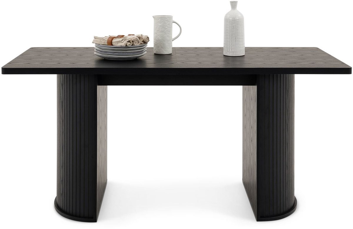 IDIMEX Eettafel GUARDA Rechthoekig Zwart B: 160 cm, D: 75 cm