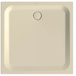 Bette quadrat Duschwanne „BetteUltra“ 1100 × 1100 mm ohne Oberflächenbeschichtung, ohne Oberflächenveredelung, ohne Wannenträger, in Jasmin