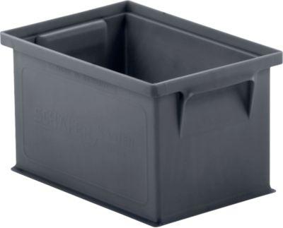 Stapelkasten 14/6-4, 2,5 l, eisengrau, 40 Stück