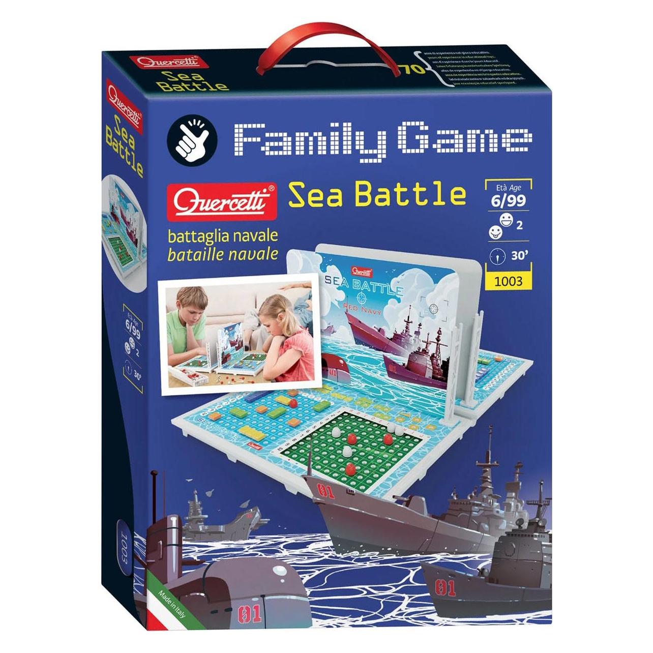 Quercetti Sea Battle Spel (Multilingual, 2 Spieler) (040-1003)