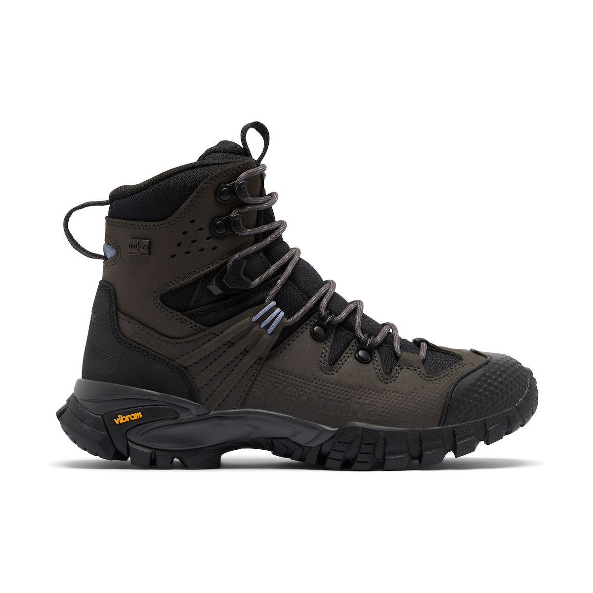 Columbia Women's Geoterra Trek Outdry Leather Hiking Boot black, new moon (010) 9.5 207914-2079141-010-9.5