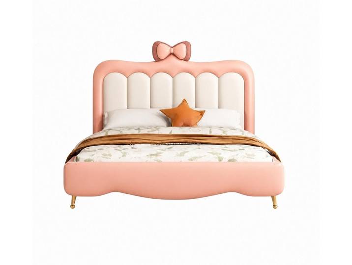 Xlmoebel Kinderbett Rosa Holz-Kinderbett für Mädchen im modernen Design, Made in Europa