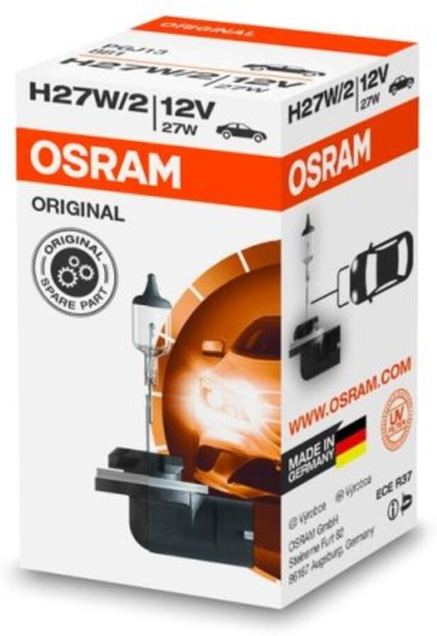 Ams-Osram Lampada alogena OSRAM H27W/2 Standard 12V, 27W, 1 Pezzo