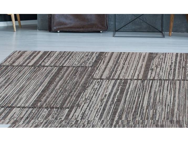Teppich KAYOOM Phoenix 112 , beige (natur, grau), B:120cm H:6mm L:170cm, Wolle, Teppiche, Teppich, Dezenter Jacquard-Teppich, Flachflor, Aus pflegeleichten Materialien