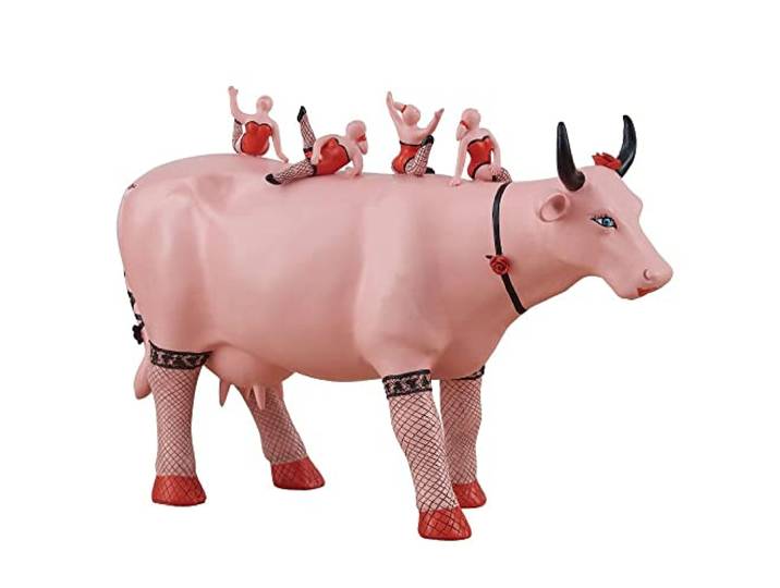 CowParade Cow Addicted to Love Extra Large