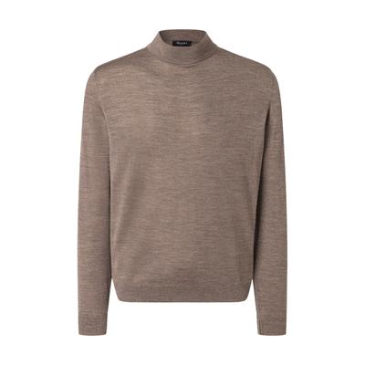 Strickpullover MAERZ MUENCHEN "Maerz Muenchen 416300 Strickpullover Herren Bekleidung", Herren, Gr. 54, braun, 100% Wolle, Pullover Strickpullover