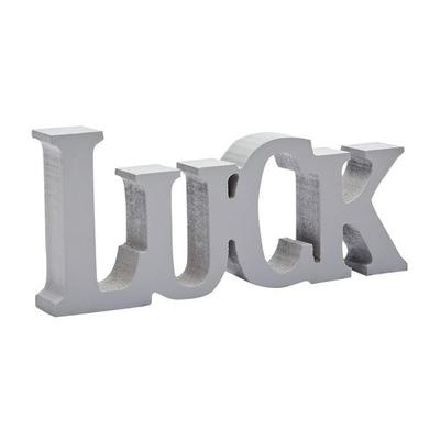 Schriftzug - grau - Luck