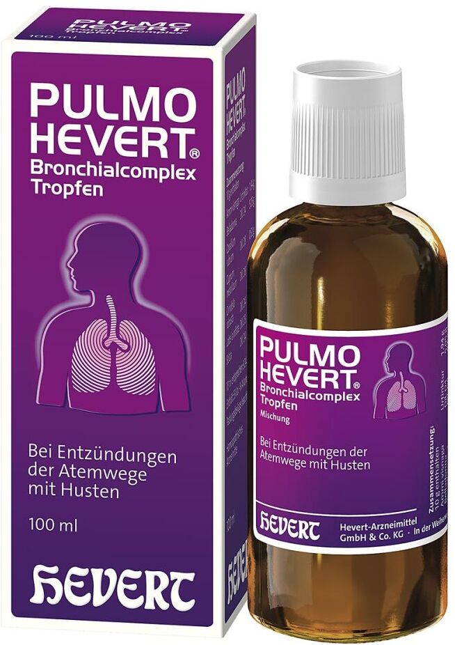Pulmo Hevert Bronchialcomplex Tropfen 100ml