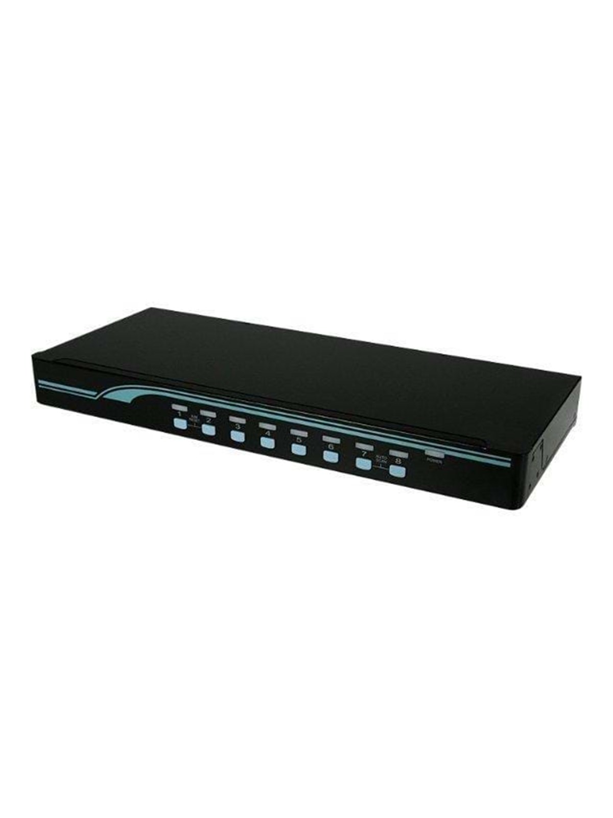 StarTech.com 8 Port 1U Rack Befestigungskit DVI USB KVM Switch - KVM Switch - 8 Anschlüsse