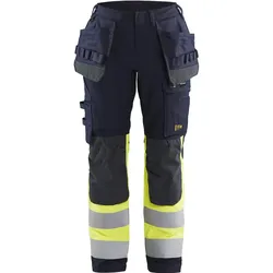 Damen Multinorm Handwerkerhose "7185" gelb - D21 - gelb