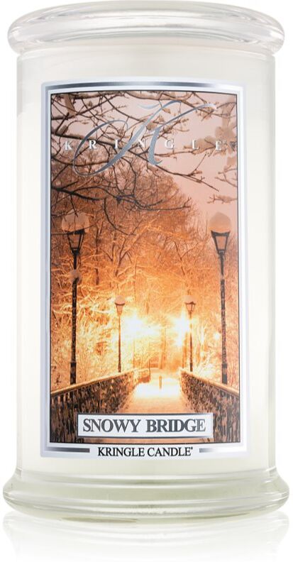 Kringle Candle Snowy Bridge bougie parfumée 624 g