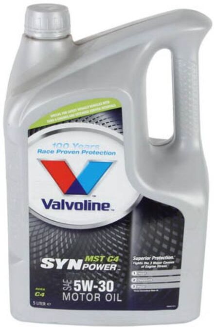 Motoröl VALVOLINE 908775 Synpower MST C4 5W30 5L