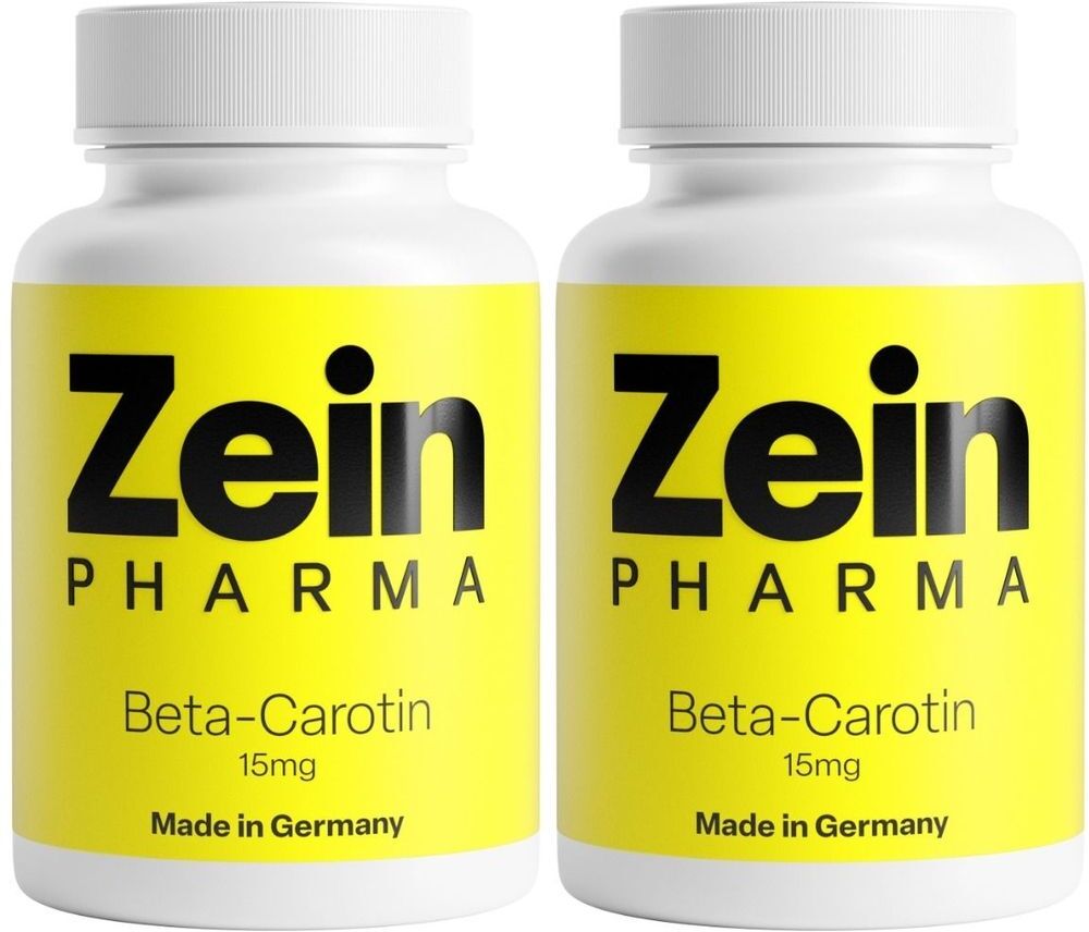 Beta Carotin Natural 15 mg Weichkapseln ZeinPharma 2x 2x90 St
