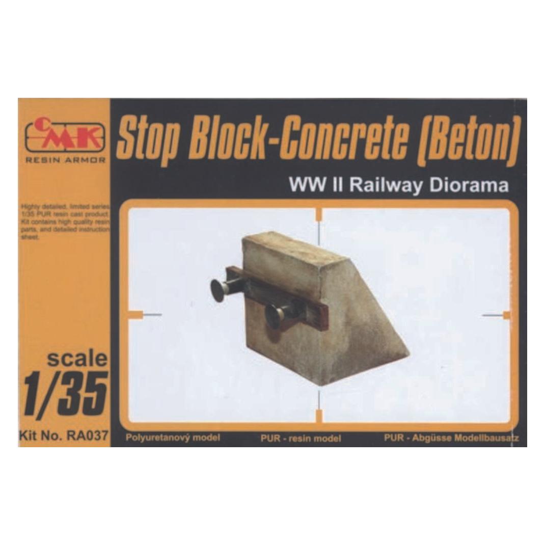 CMK Stop Block-Concrete (Beton) WW II Railway Diorama (129-RA037)